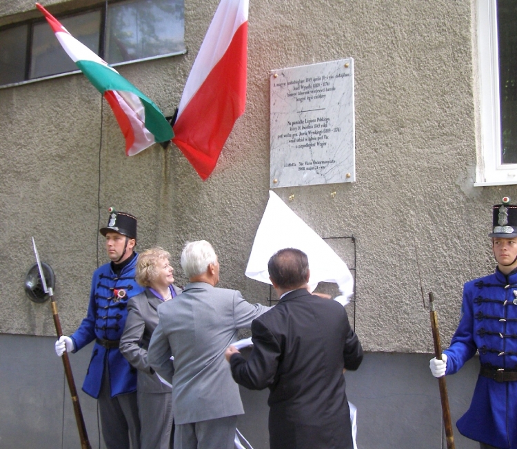 Emléktábla a lengyel légiónak