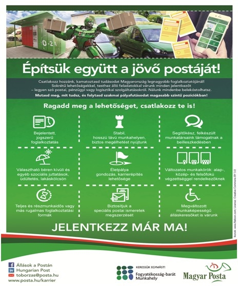 Magyar Posta Zrt. tájékoztató napja